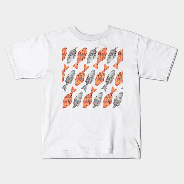 indonesian fish original Kids T-Shirt by CatCoq